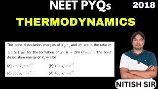 The bond dissociation energies of X2Y2 and XY are in the ratio of 1051ΔH for the formation of [upl. by Eadahc]