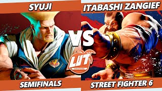 Paradise Cup 53 SEMIFINALS  Itabashi Zangief Zangief Vs Syuji Guile  Street Fighter 6 [upl. by Tarkany]