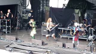 Gloryhammer  Hail to Crail live  Metalfest 2016 Pilsen [upl. by Rufe]