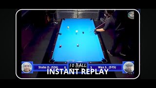 Wes Sowers v Stebs Duarte  10 Ball  Race to 10 [upl. by Eustis50]