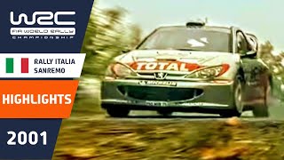 Rally Italia Sanremo 2001 WRC Highlights  Review  Results [upl. by Anisah]