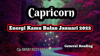 CAPRICORN WOW Ini ENERGI KAMU DI BULAN JANUARI 2022 🦋 [upl. by Nnyw]