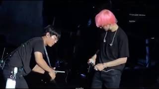 Taes Stage Accident amp Yoongis Quick Response [upl. by Sardella]