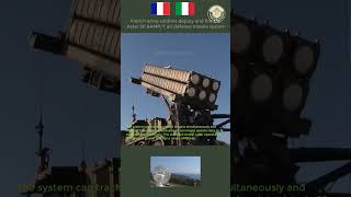 French army soldiers deploy and fire the Aster 30 SAMPT air defense missile system military army [upl. by Edniya806]