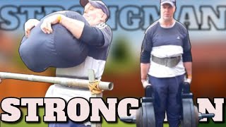 Strongman training  Sandbag and Farmers walk holds [upl. by Onateag235]