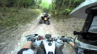 Road Legal Yamaha Quad bikes GoPro Yfz450R Raptor 700R England  42 [upl. by Kristianson]