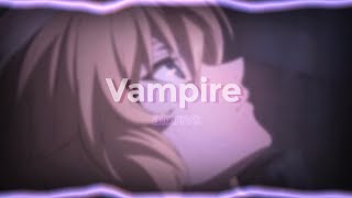 Vampire  Dominic Fike  Edit Audio [upl. by Aliel507]