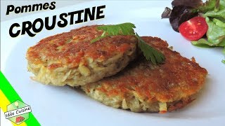 Recette pomme de terre râpée  Croustine [upl. by Tiffanle]