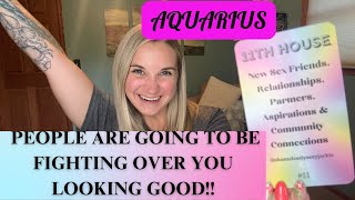 AQUARIUS SEX TAROT PEOPLE ARE GOING TO BE FIGHTING OVER YOU [upl. by Atthia]