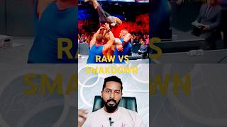 WWE RAW VS SMAKDOWN FIGHT shorts trending viralvideo wwe reels wrestling light edit popular [upl. by Ahseikan]