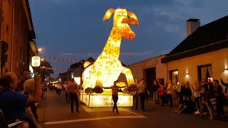 Schützenfest Kapellen 2016 Fackelzug Samstag Abend in Kapellen 04062016 [upl. by Jemy]