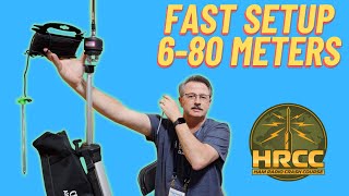 Alpha Antenna HF Military 20  680 Meter Portable Ham Radio Antenna [upl. by Brittne]