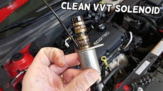 HOW TO CLEAN VVT SOLENOID ON CHEVROLET OPEL ECOTEC VARIABLE TIMING SOLENOID CLEANING [upl. by Arihat]