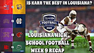 Louisiana High School Football 2024 Week 9 Recap  Is This The Best Edna Karr Team Ever [upl. by Yrallam774]