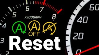 Free Ways to Fix and Reset Auto StartStop Warning Light Stays On Dashboard Warning Lights [upl. by Nehr]