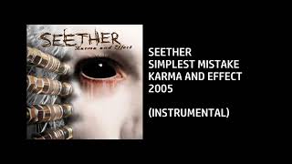 Seether  Simplest Mistake Custom Instrumental [upl. by Idissak]