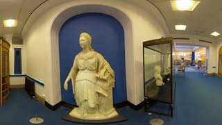 Warrington Central Library  Mrs Macauley Statue 360 VR [upl. by Avril199]