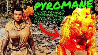 PYROMANE Abilities and Uses EXPLAINED in The Center in Ark Survival Ascended [upl. by Aileon]