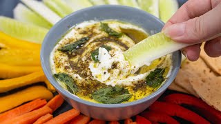 Zaatar Labneh Dip Recipe [upl. by Nylsirhc]