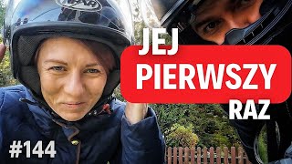 144 Pierwszy raz Patrycji 😮 Lekka modyfikacja w Zontesie i jak naprawić gąbki [upl. by Jeanelle]