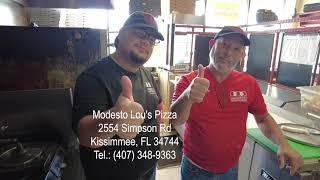 Modesto Lous Pizza The Best Pizza on Town [upl. by Eednas44]