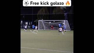 ⚽️ U13 Free kick golazo 🔥 soccer goals mlsnext u13 [upl. by Lentha262]