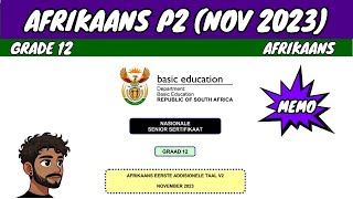 Afrikaans Paper 2 November 2023 [upl. by Mailli781]