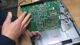 Riparazione TV SAMSUNG LE26R86BD Alimentazione e Mainboard [upl. by Eanil764]