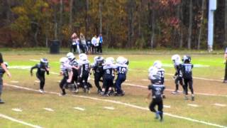 Odell Eagles Tiny Mites vs Weddington Flanogan [upl. by Mastrianni]