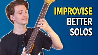 How To Improvise Guitar Solos The RIGHT Way STOP Thinking Like A Guitarist  Lead Guitar Lesson [upl. by Aiela]