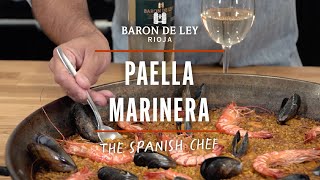 Paella Marinera  Seafood Paella  Barón de Ley  The Spanish Chef [upl. by Elimac]