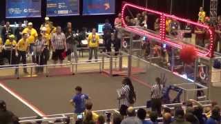 FRC 2014 Championship Curie Div Final Match 1 FIRST Robotics CMP [upl. by Yesnil251]