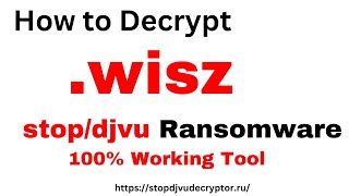 How to Remove WISZ Ransomware and Decrypt Files amp Data SOLVED  wisz wiaw ransomware decryptor [upl. by Donaghue284]