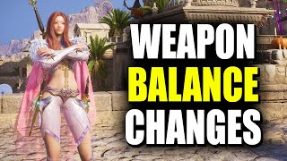 Upcoming Weapon Balance Changes amp Easier Boss Items  Throne and Liberty [upl. by Doowrehs999]