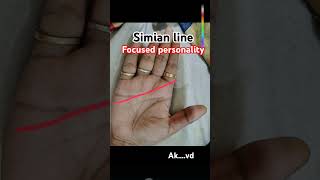 Simian line palmistry palmreading palmanalysis [upl. by Bigford694]