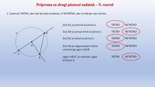 Priprema za drugi pismeni zadatak 5 razred [upl. by Mame]