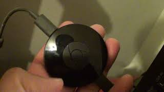 Chromecast How to Factory Reset Using Black Reset Button [upl. by Danielle]