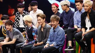 快乐大本营 Happy Camp EXO 11人绝版同台EXO 11 Members Rare On Stage Appearance【湖南卫视官方版1080P】 20141025 [upl. by Naharba]