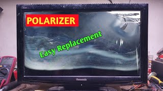 How About Lcd Tv Polarizer Replacement  THL24C28X Panasonic Tv Restoration  SLE electronic [upl. by Dirfliw168]