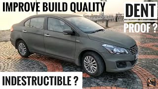 First Ciaz Modified with indestructible paint  PU coating  Bullet Liner [upl. by Lagiba640]