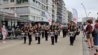 El Fuerte Folkloristische Garnaalstoet Oostduinkerke Koksijde 2024 [upl. by Atilal590]