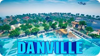 Minecraft  Danville City Cinematics  Epic City by Dan Lags  Map w Download [upl. by Atilahs663]