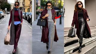 Burgundy trend 8 stylish ways to wear and always look classy and elegant [upl. by Fradin]