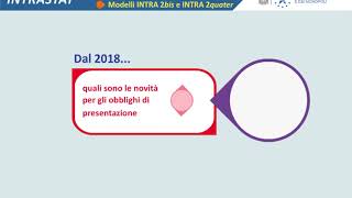 Intrastat  Novità 2018 [upl. by Jamila]