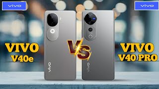 Vivo v40 pro vs Vivo v40etech 🔥 [upl. by Aradnahc]