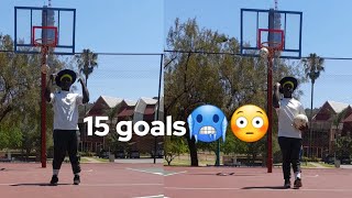 Scored 15 goals without watching the goal post 🏀 You will be amazed 🤑💯🥶😳 [upl. by Hairas]