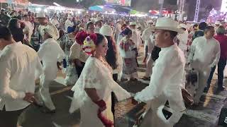 Jarana Marisa Ávila  Orquesta Arturo González en la feria Tizimín 2024 [upl. by Ahsein123]