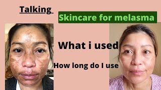 Talking my Skincare for Melasma and Darkspot with Eucerin and how long do I use [upl. by Rotkiv]