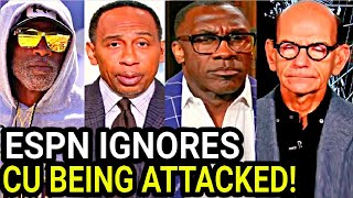 ESPN Stephen A Smith amp Shannon Sharpe Ignored Deion Sanders And Colorado Getting Attacked In Texas 👀 [upl. by Llesirg]