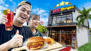 Opening our first BURGER RESTAURANT  Unang Negosyo [upl. by Bleier397]